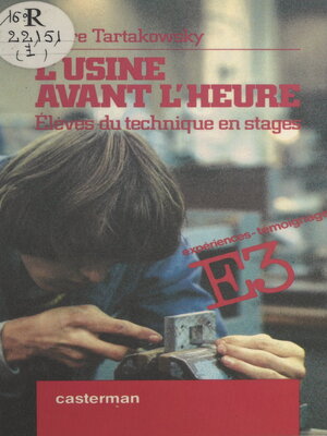 cover image of L'usine avant l'heure